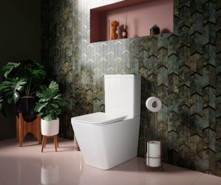 Напольный унитаз Ceramica Nova Cubic CN1803 безободковый белый